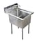 Amgood Stainless Steel Utility Sink. Bowl 24 in. x 18 in. x 14 in. With Faucet SINK 182414 - FAUCET - alternate 1